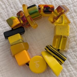 Colorful Chunky Beaded Bracelet